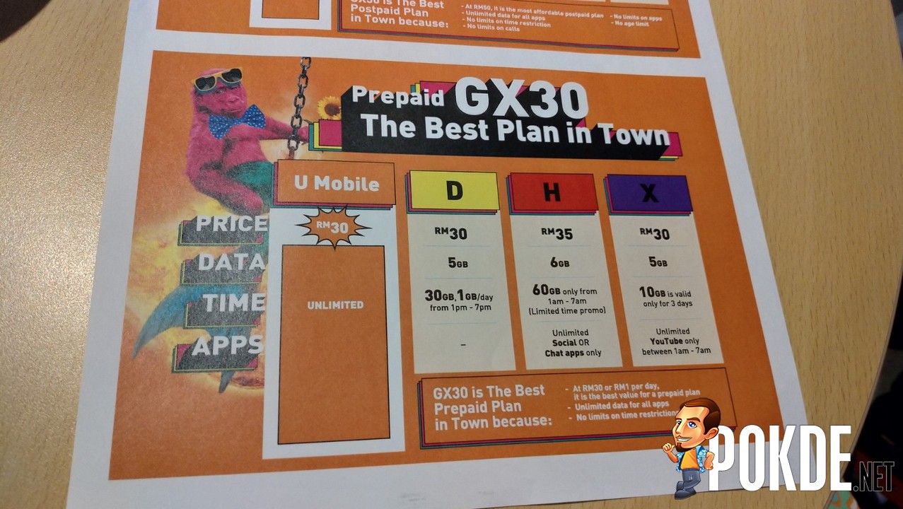 U Mobile Introduces New Giler Unlimited GX30 and GX50 Plans