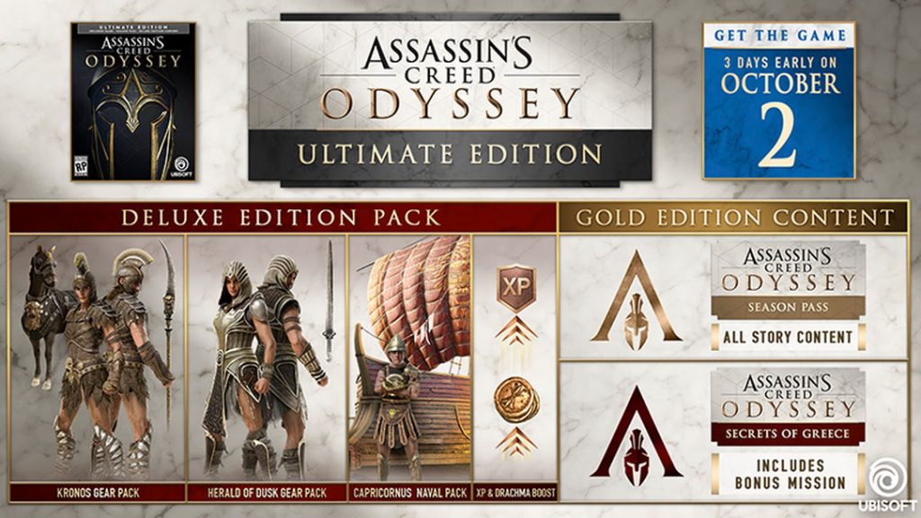 E3 2018: Assassin's Creed Odyssey Unveiled ubisoft
