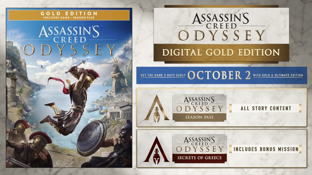 E3 2018: Assassin's Creed Odyssey Unveiled ubisoft