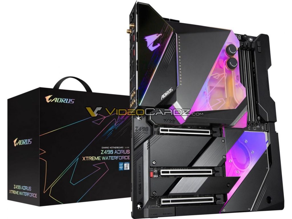 GIGABYTE AORUS Z490 motherboards leaked to be PCIe 4.0-ready - 20 GIGABYTE Z490 AORUS XTREME WATERFORCE