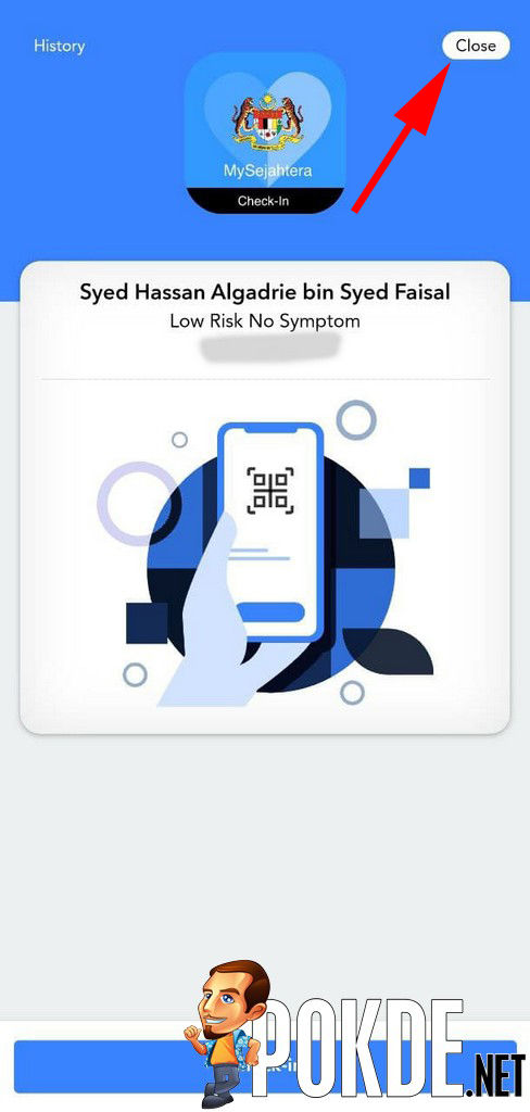 Re-register Vaccination MySejahtera App 4