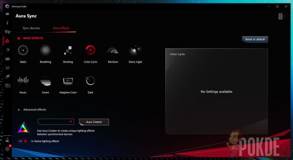 ASUS ROG Zephyrus M16 Review — unleashing the Amped up Tiger - 50 ROG Zephyrus M16 review Armoury Crate Aura Sync