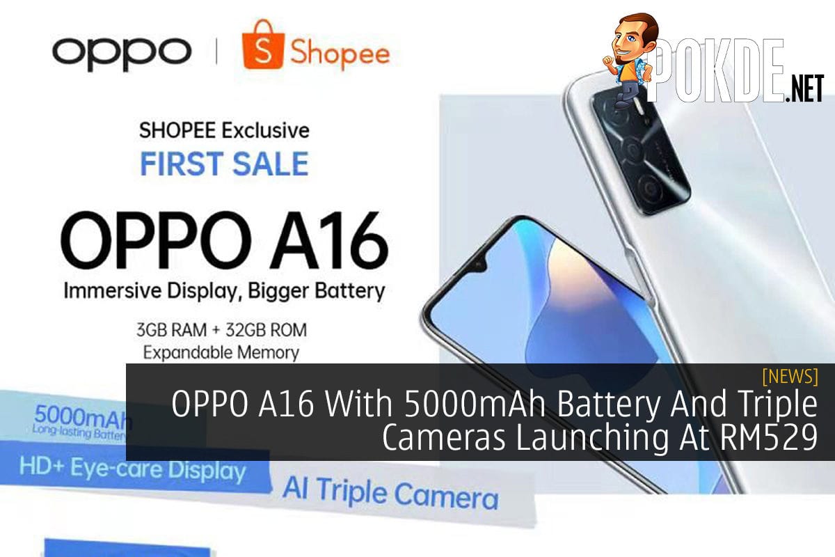 OPPO A16 With 5000mAh Battery And Triple Cameras Launching At RM529 - 13
