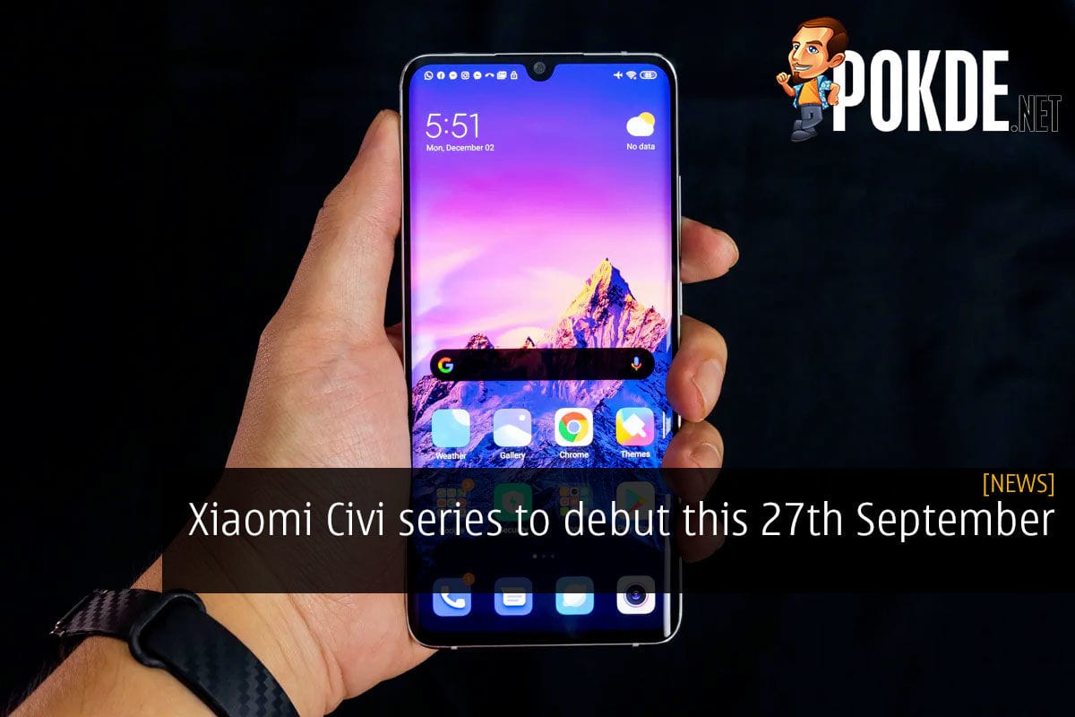 Xiaomi Civi series debut 27th september launch cover