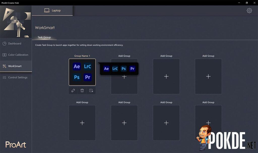 ASUS ProArt Studiobook 16 OLED review ProArt Creator Hub (5)