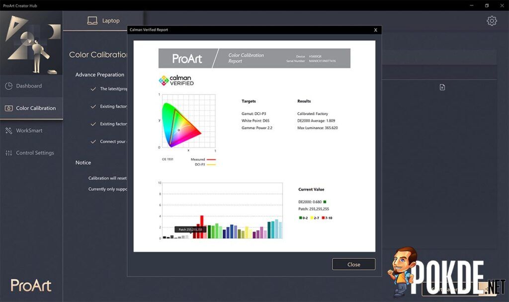 ASUS ProArt Studiobook 16 OLED review ProArt Creator Hub (2)