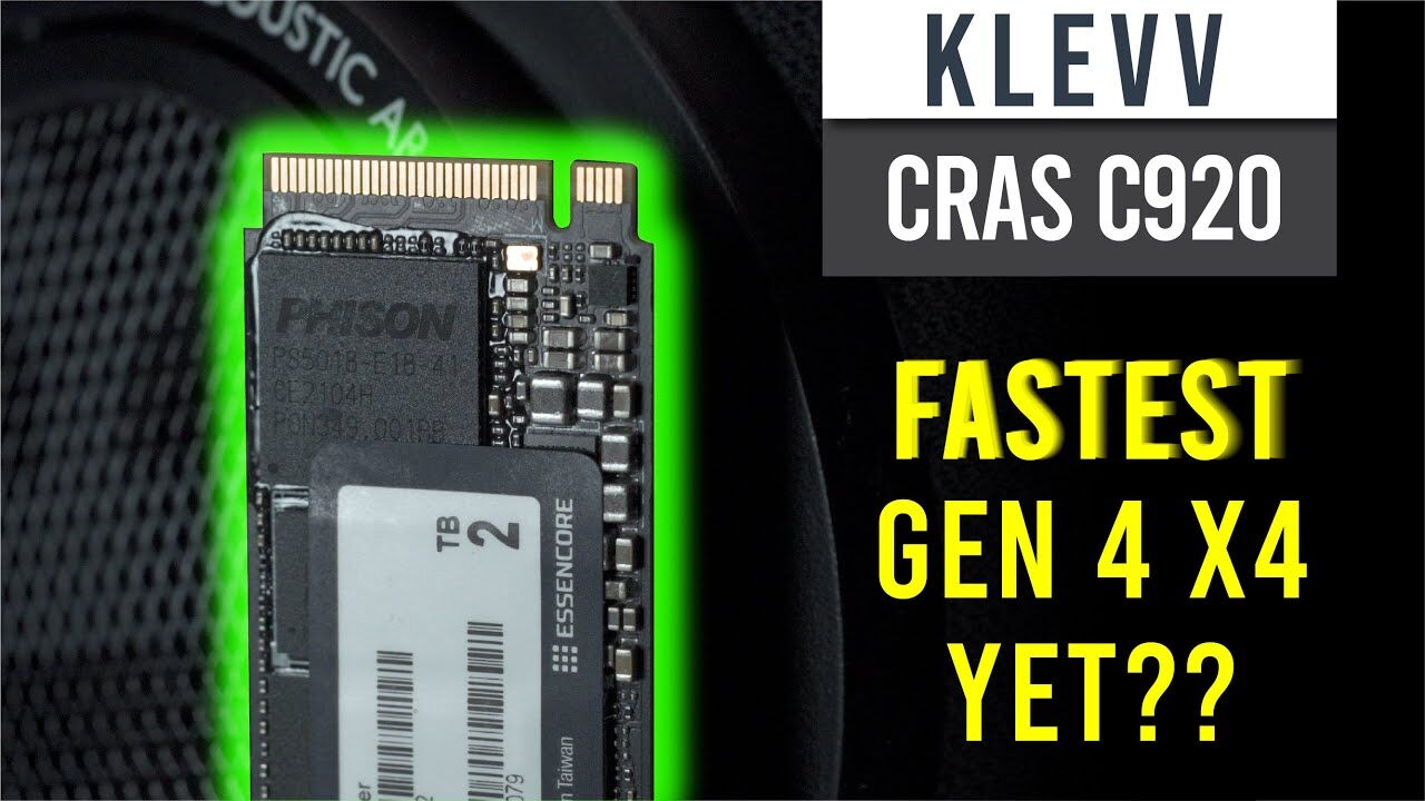 Klevv Cras C920 Review - Fastest PCIE 4 x4 yet! Cooler too! - 41