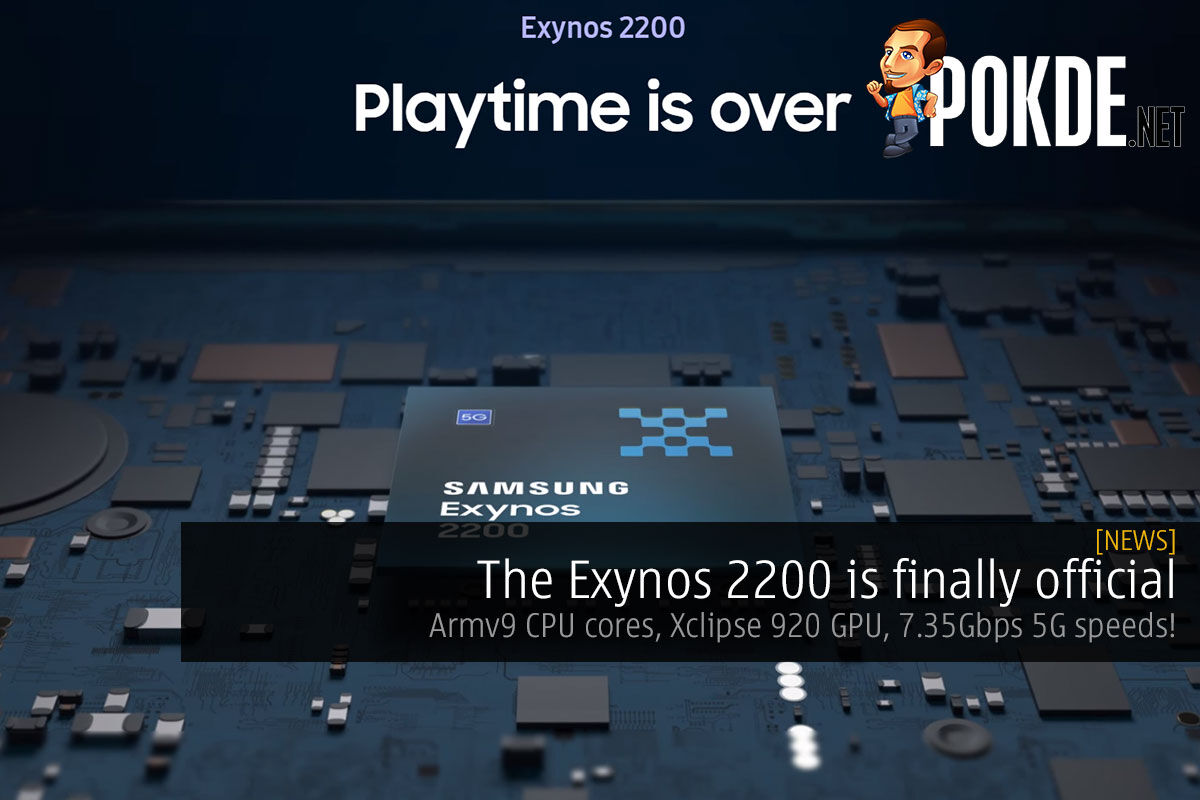 Samsung Exynos 2200 specs official cover
