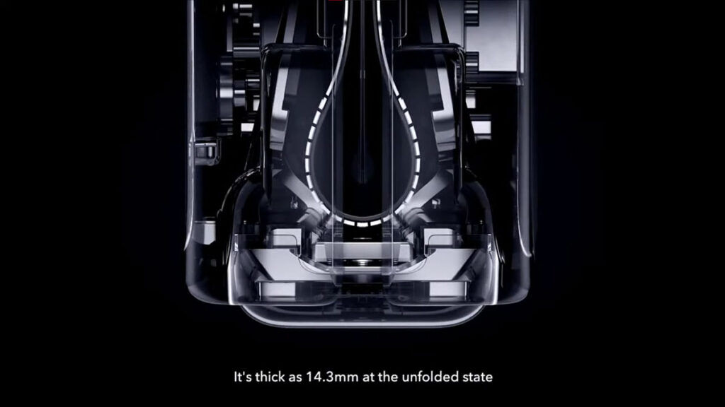HONOR Magic V floating waterdrop hinge