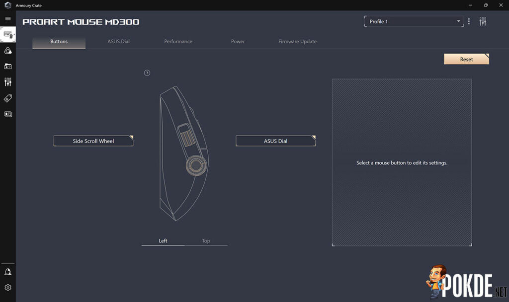 ASUS ProArt Mouse MD300 Review ft. ProArt Mouse Pad PS201 A3 — So I heard you like dials... - 23 ASUS ProArt Mouse MD300 Review Armoury Crate Side Dials