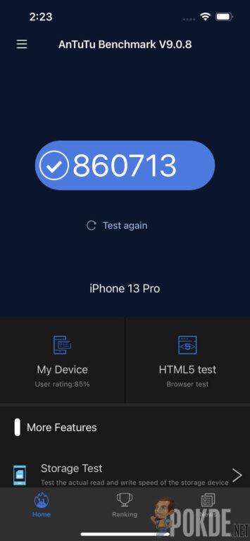 iPhone 13 Pro Review Antutu v9
