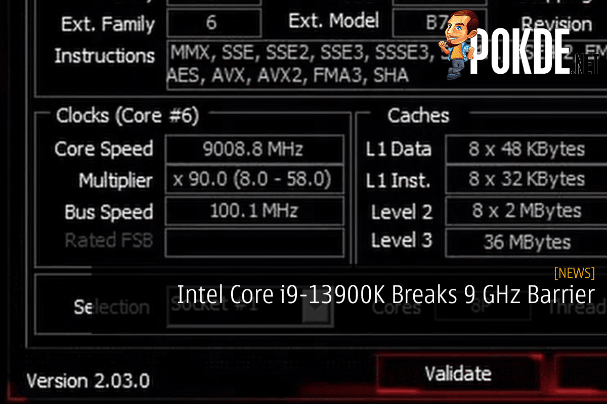 Intel Core i9-13900K Breaks 9 GHz Barrier - 23