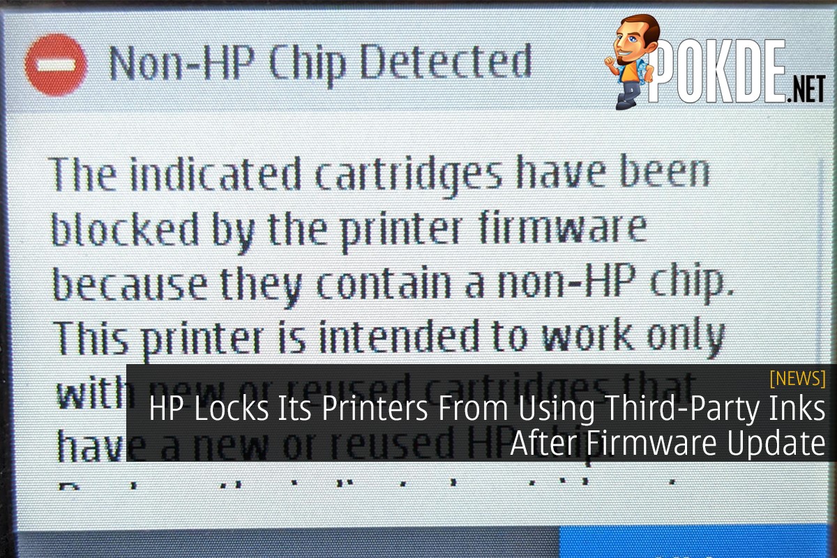 HP Locks Its Printers From Using Third-Party Inks After Firmware Update - 51