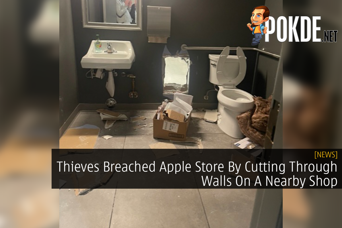 Thieves Breached Apple Store By Cutting Through Walls On A Nearby Shop - 13