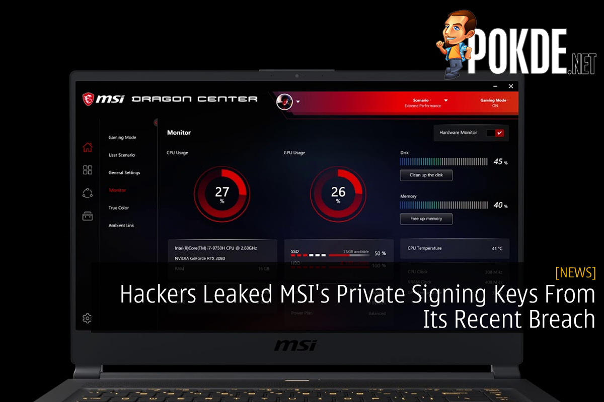 Hackers Leaked MSI's Private Signing Keys From Its Recent Breach - 37