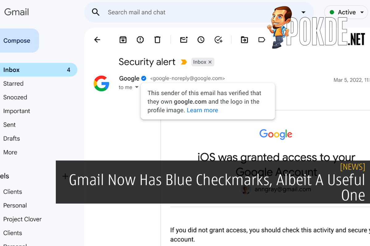 Gmail Now Has Blue Checkmarks, Albeit A Useful One - 28
