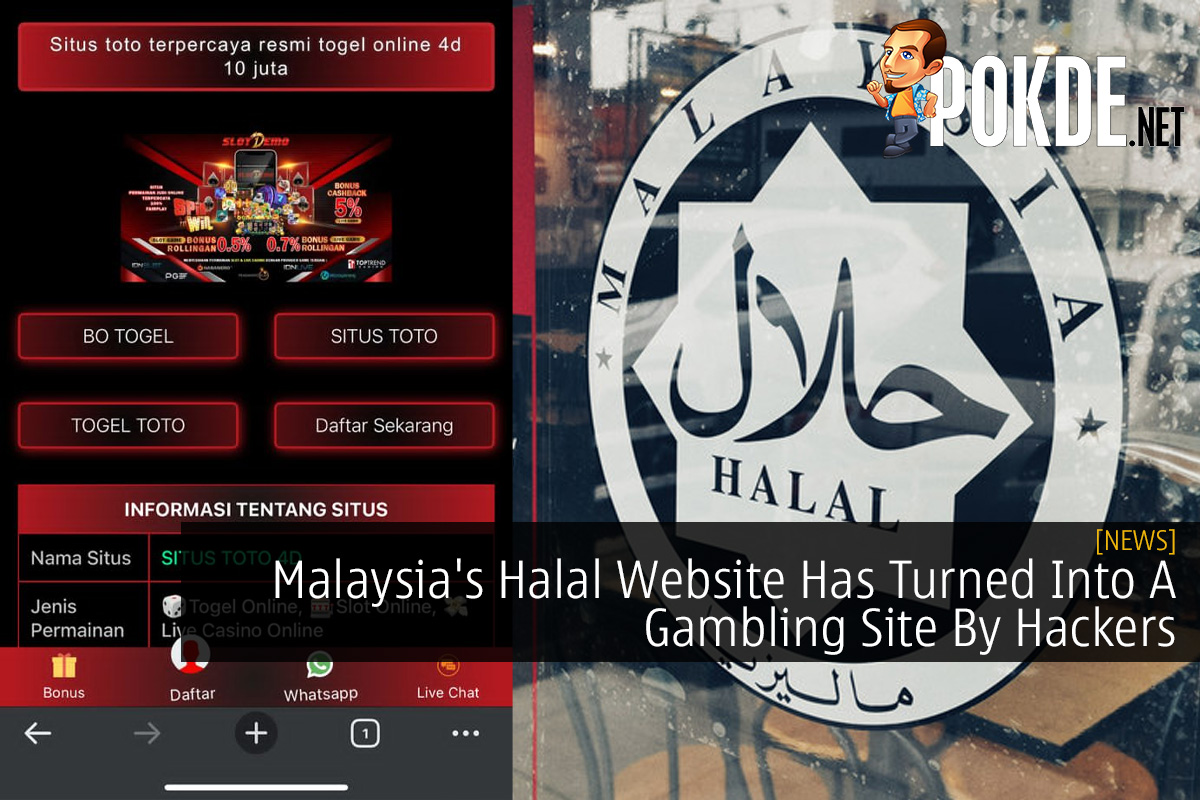 Malaysia's Halal Website Has Turned Into A Gambling Site By Hackers - 27