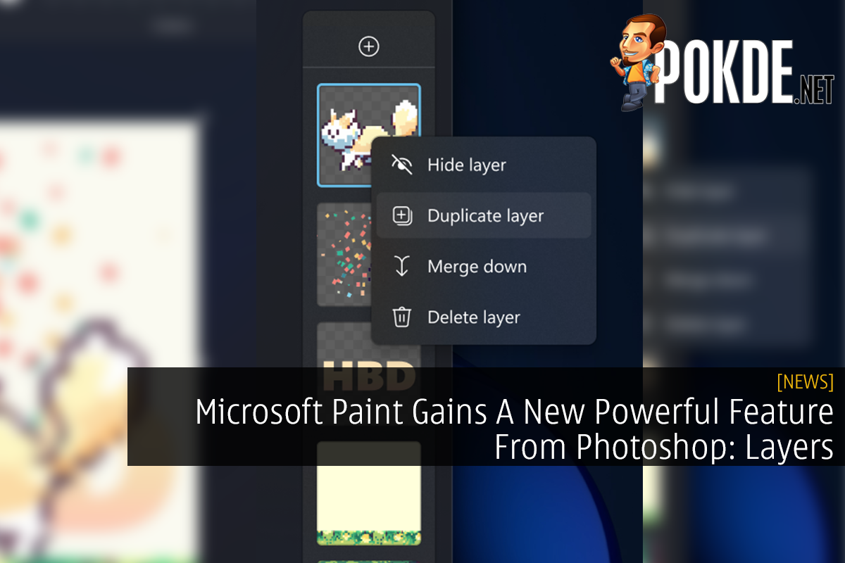 Microsoft Paint Gains A New Powerful Feature From Photoshop: Layers - 37