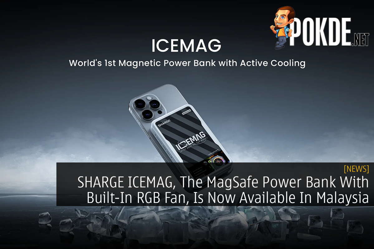 SHARGE ICEMAG, The MagSafe Power Bank With Built-In RGB Fan, Is Now Available In Malaysia - 21