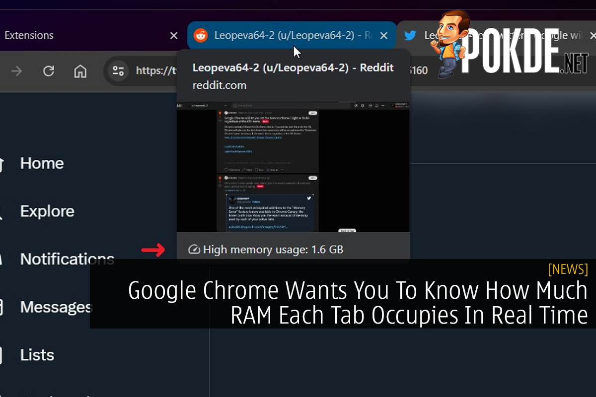 Google Chrome Wants You To Know How Much RAM Each Tab Occupies In Real Time - 23