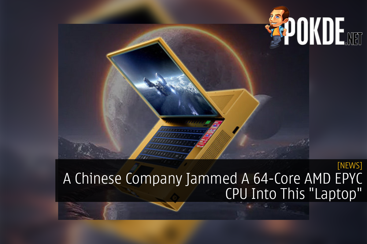 A Chinese Company Jammed A 64 Core AMD EPYC CPU Into This "Laptop" - 23