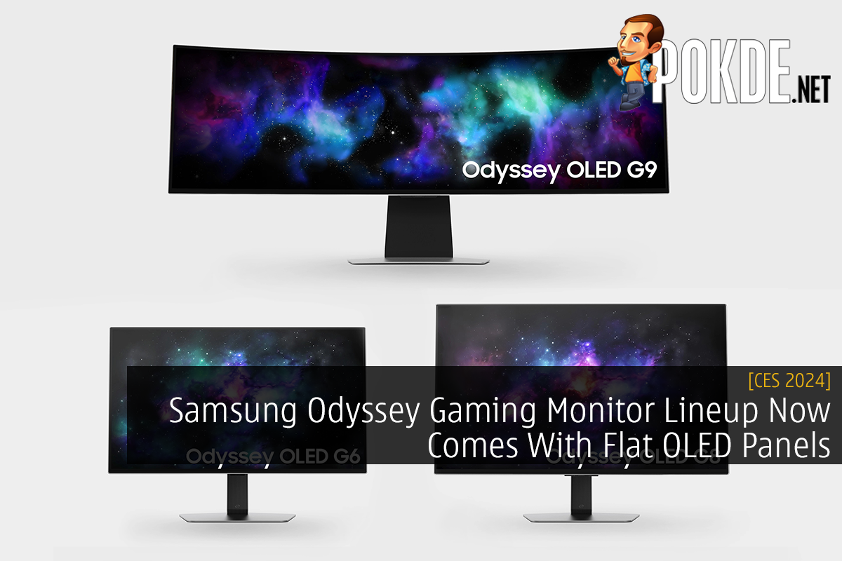 [CES 2024] Samsung Odyssey Gaming Monitor Lineup Now Comes With Flat OLED Panels - 34