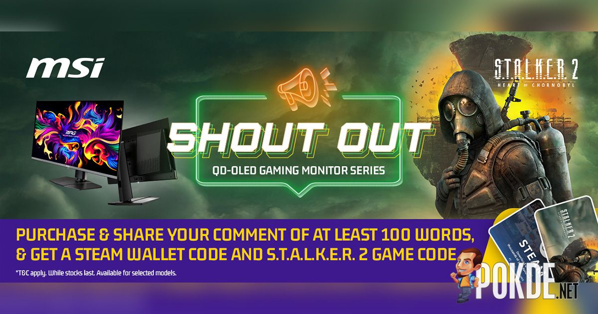 MSI Offers Free S.T.A.L.K.E.R. 2 & $30 Steam Voucher With Select QD-OLED Monitor Purchase - 52