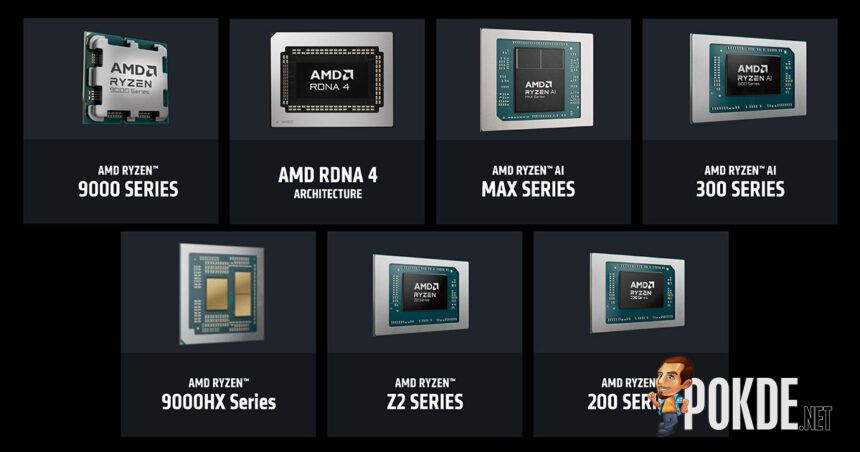 [CES 2025] AMD Introduces More Ryzen 9000X3D CPUs, Radeon RX 9070 GPUs & Full Laptop APU Range - 11