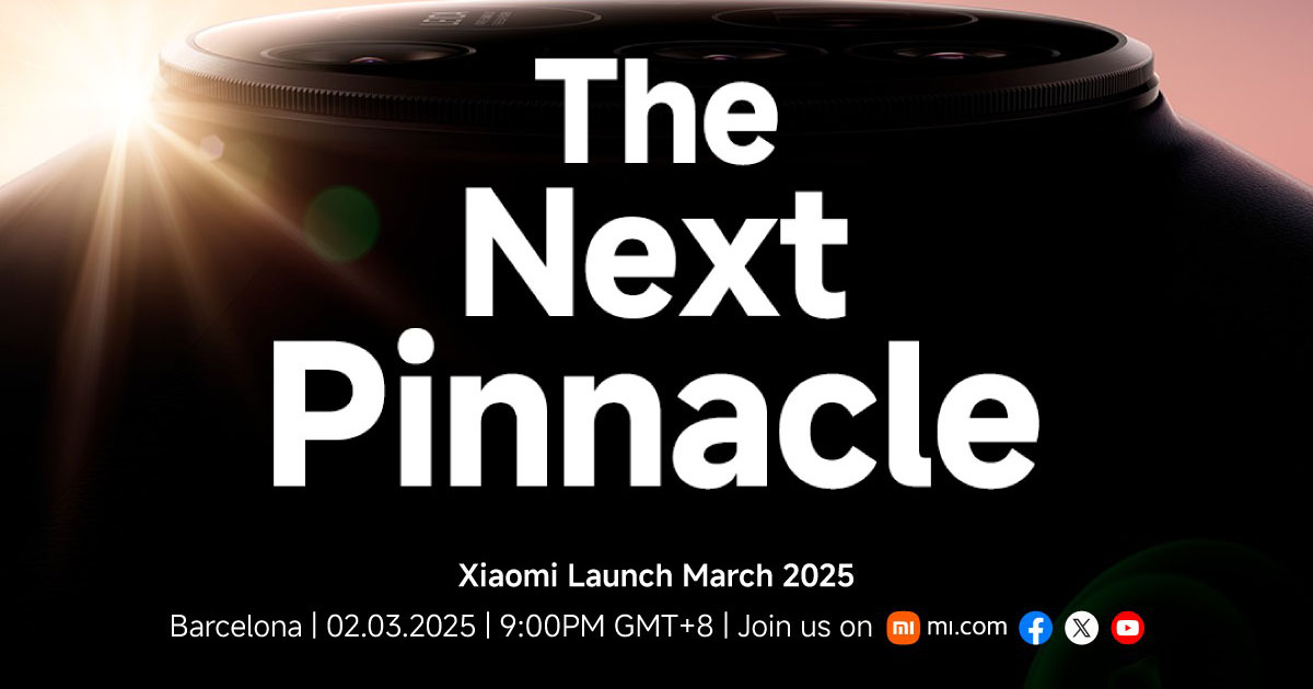 Xiaomi 15 Series Set for Global Launch on 2nd March Ahead of MWC 2025