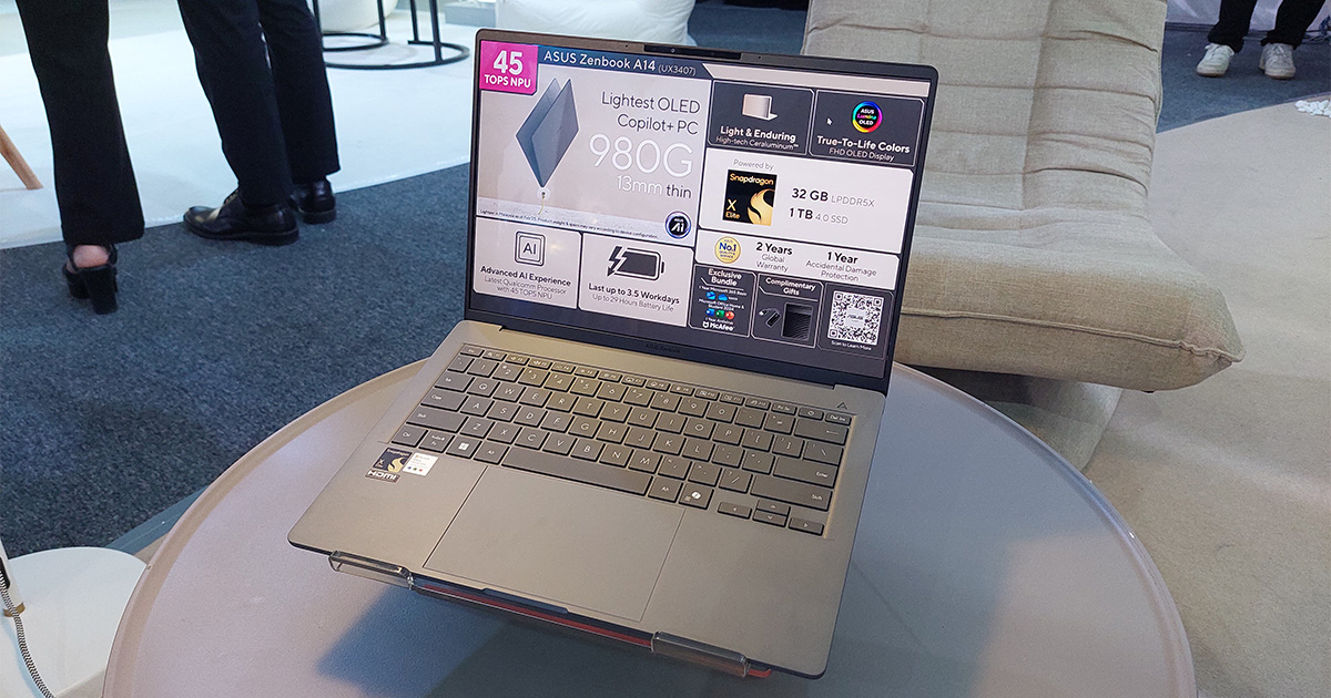 ASUS Malaysia Launches Zenbook A14, Two Snapdragon Variants Available - 35