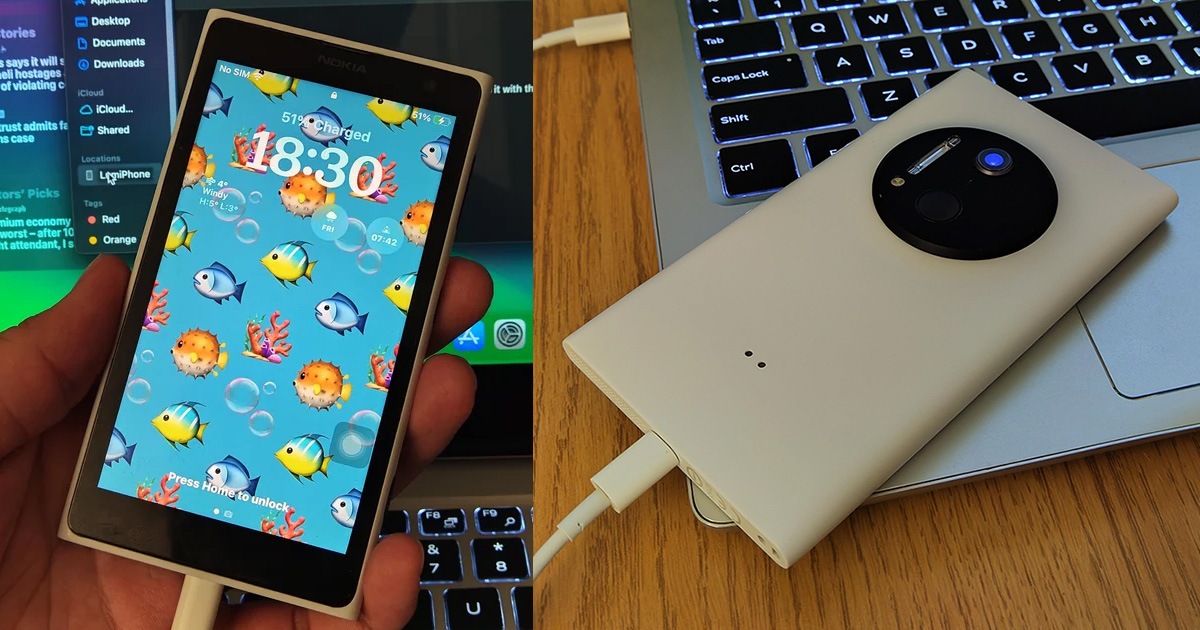 This Is A Nokia Lumia 1020 With iPhone SE 3's Guts Inside - 33