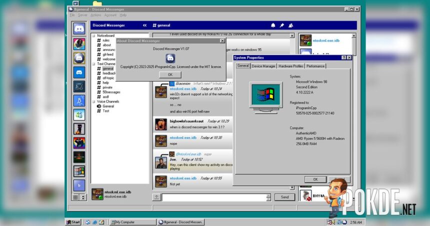 One Developer Modified Discord To Work On Windows 98 SE - 10 One Developer Modified Discord To Work On Windows 98 SE - 9