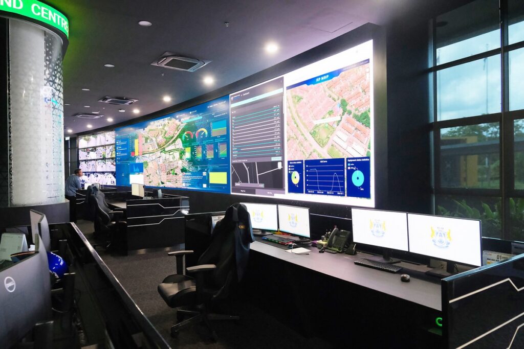 Samsung Is Flexing Its MicroLED Muscles With The Latest The Wall Installation In Iskandar Puteri Command and Control Centre