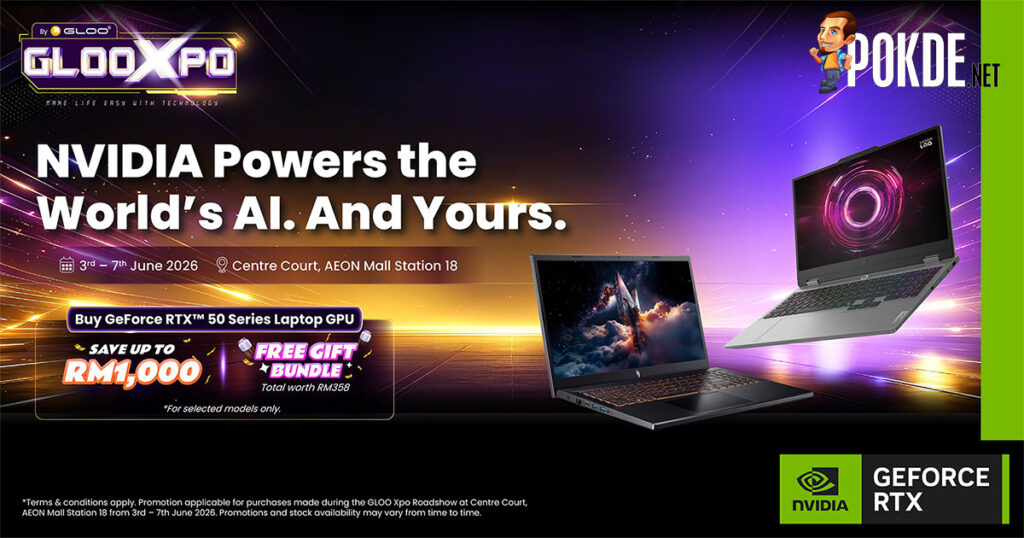 Level Up Your AI Experience: NVIDIA® GeForce RTX™ 50 Series Laptops Are Here — And You Can Get One at GLOO XPO Roadshow in Ipoh