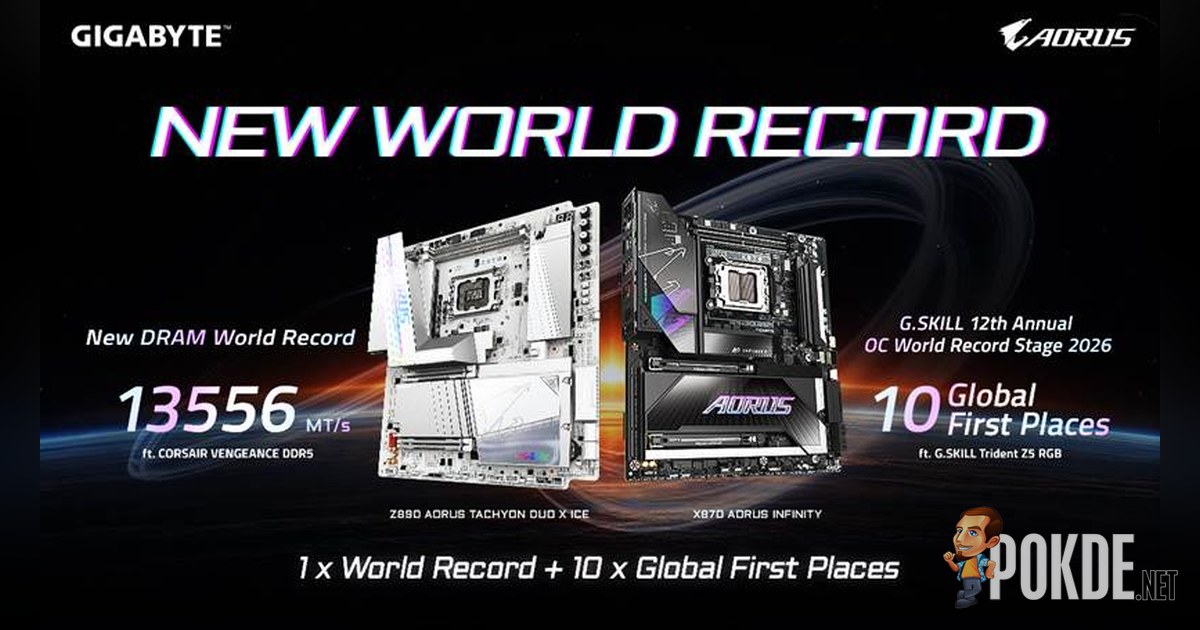 GIGABYTE DDR5 World Record - HiCookie and GIGABYTE OC Team at COMPUTEX 2026