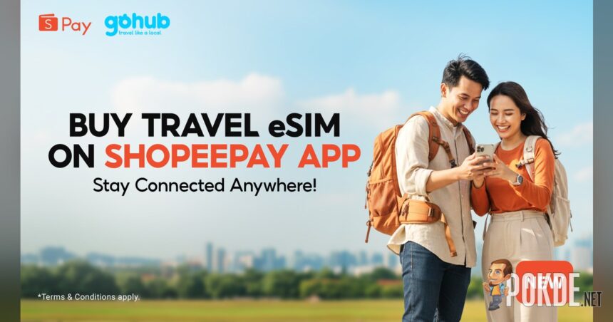 ShopeePay Travel eSIM Offers Affordable Overseas Data Plans For Malaysian Travelers - 9 ShopeePay Travel eSIM - Key Visual Showing Travel eSIM Launch on ShopeePay App