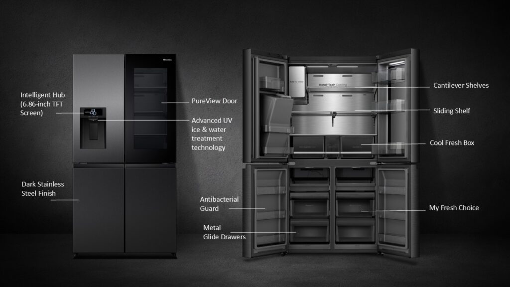 Hisense Malaysia Launches RQ600P7AB 4-Door 740L Inverter Refrigerator With Smart Wi-Fi And UV Sterilization - 17 Hisense Malaysia Launches RQ600P7AB 4-Door 740L Inverter Refrigerator With Smart Wi-Fi And UV Sterilization