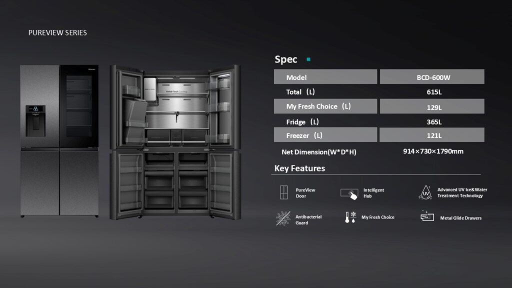 Hisense Malaysia Launches RQ600P7AB 4-Door 740L Inverter Refrigerator With Smart Wi-Fi And UV Sterilization - 21 Hisense Malaysia Launches RQ600P7AB 4-Door 740L Inverter Refrigerator With Smart Wi-Fi And UV Sterilization - 20