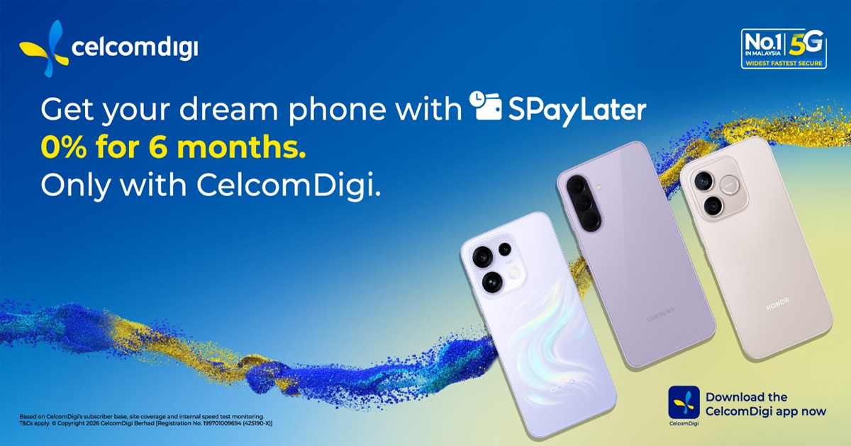 CelcomDigi Offers 0% Instalment Fees For SPayLater Customers Until December 2026 - 29
