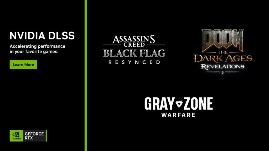 New NVIDIA GeForce Driver Brings DOOM: The Dark Ages Revelations With DLSS MFG And Path Tracing Support