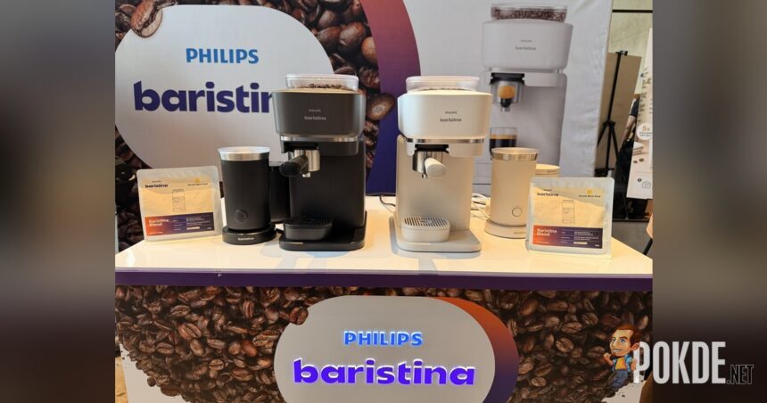 Philips Baristina Launches in Malaysia - Compact Espresso Machine Brews Fresh Beans in Under 60 Seconds