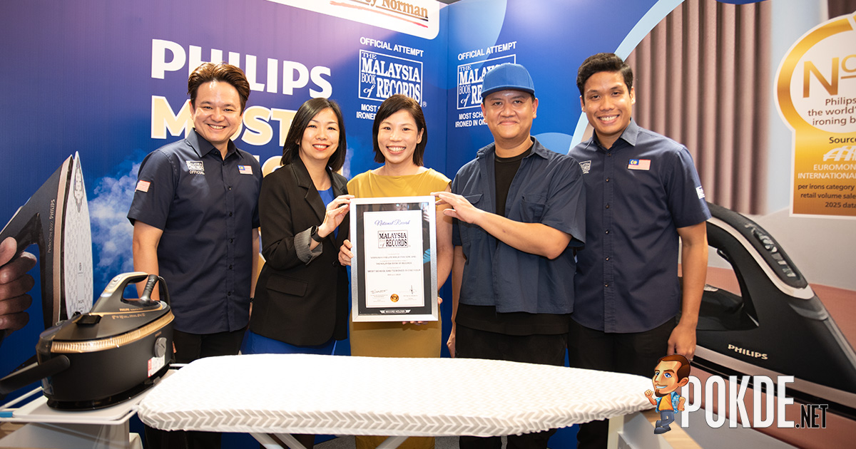 Philips PerfectCare Steam Generator Claims Malaysia Book of Records Title For Most School Shirts Ironed In One Hour - 36