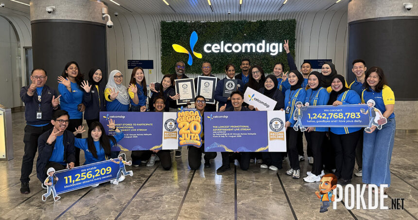 CelcomDigi's Mega Gegar 20 Juta Livestream Sets Two Guinness World Records - 11