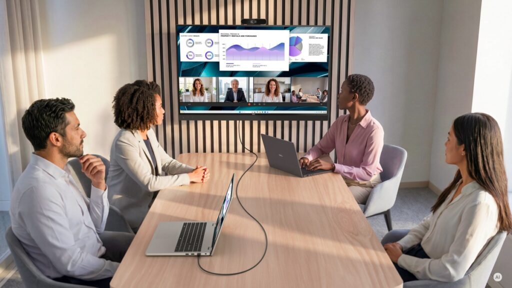Dell Introduces Dell Pro P 43 4K Huddle Conferencing Monitor For Small Meeting Rooms - 14