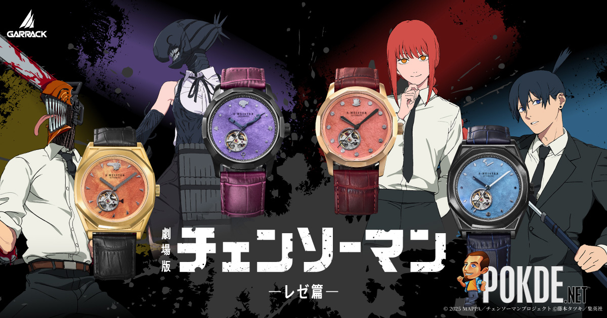 GARRACK Launches Chainsaw Man x Reze Arc Watches With Hand-Dyed Awa Washi Dials - 19