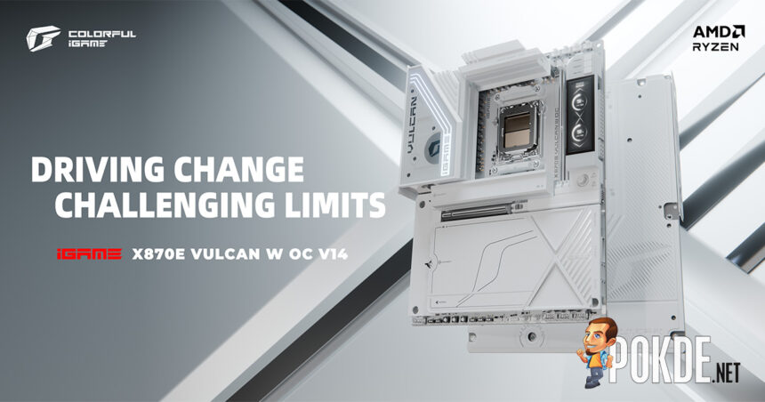 COLORFUL iGame X870E VULCAN W OC Motherboard Introduced With All-White Color Scheme - 13