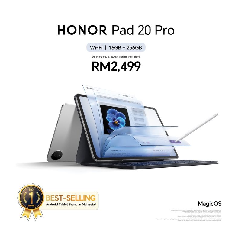 HONOR Pad 20 Series Launched In Malaysia With Two Models & Three Variants - 18