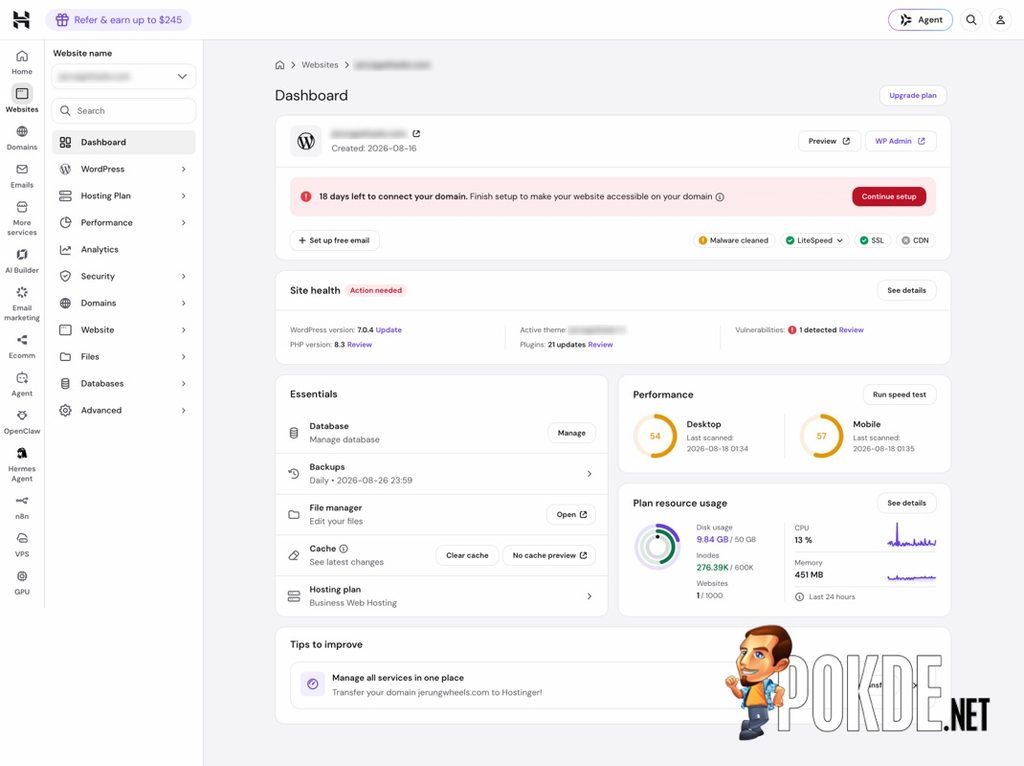 Hostinger Unlimited Web Hosting Review: A Real-World Look for Ecommerce Owners Ready to Own Their Store - 20 Hostinger Unlimited Web Hosting Review: A Real-World Look for Ecommerce Owners Ready to Own Their Store - 19