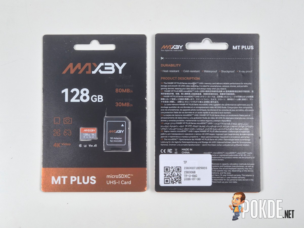 MAXBY MT PLUS TF Card (32GB, 64GB, 128GB) Review - New Player Enters The Ring - 17 MAXBY MT PLUS TF Card (32GB, 64GB, 128GB) Review - New Player Enters The Ring - 16