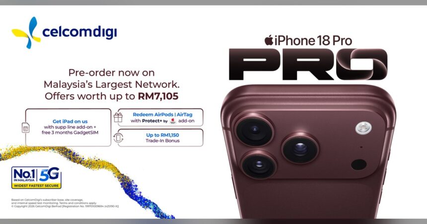 CelcomDigi to Offer iPhone 18 Pro, iPhone 18 Pro Max, iPhone Duo, Apple Watch Series 12, Apple Watch Ultra 4 and AirPods 5